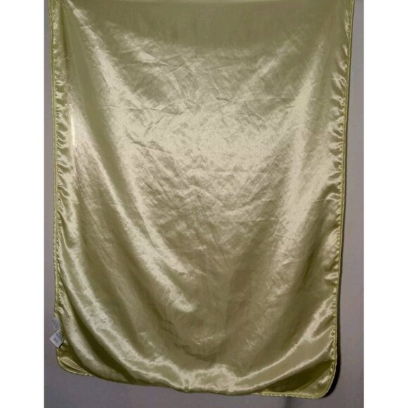 Vintage Looney Tunes Tiny Toons Sylvester And Tweety Baby Blanket Yellow Satin - Picture 5 of 14